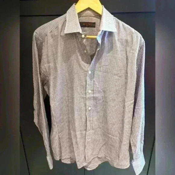 Etro Men's Button Down Long Sleeve Dress Shirt - size 41 in excellent condition - Picture 1 of 4